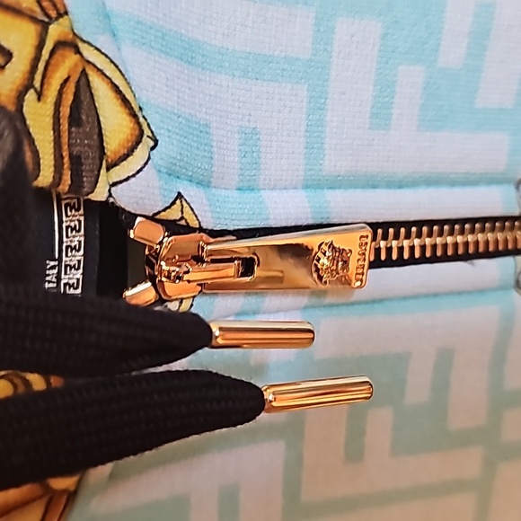 Fendace(Fendi/Versace collab) Monogrammed Full-zip Hoodie Sweatshirt Size M - Picture 6 of 12